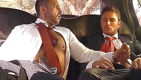Amateur car sex video of man having fun with a camera