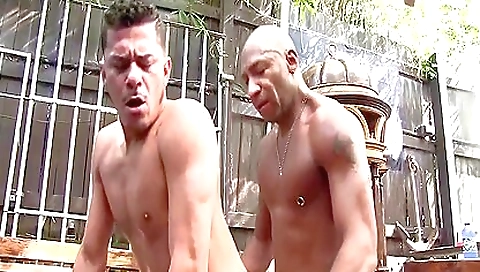 Black guy having a great time with a sexy brunette