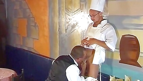 Cook sitting next to her stepdaddy in a sexy bareback video