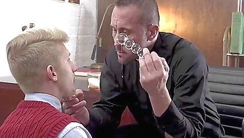 A hot catholic blonde wants a nice old man to fuck her