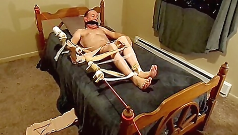 Thin brunette is getting fucked by the boss on the bed