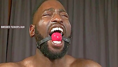 Two blacks and a white cock have a threesome with a creampie