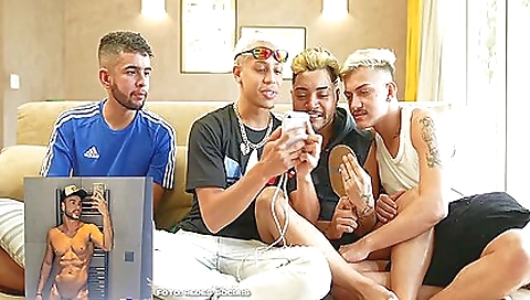 A group of hot babes go on a deepthroat and a hardcore sex show