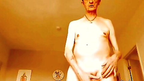 Buxom blonde with nice tits shows off in a double exposure video
